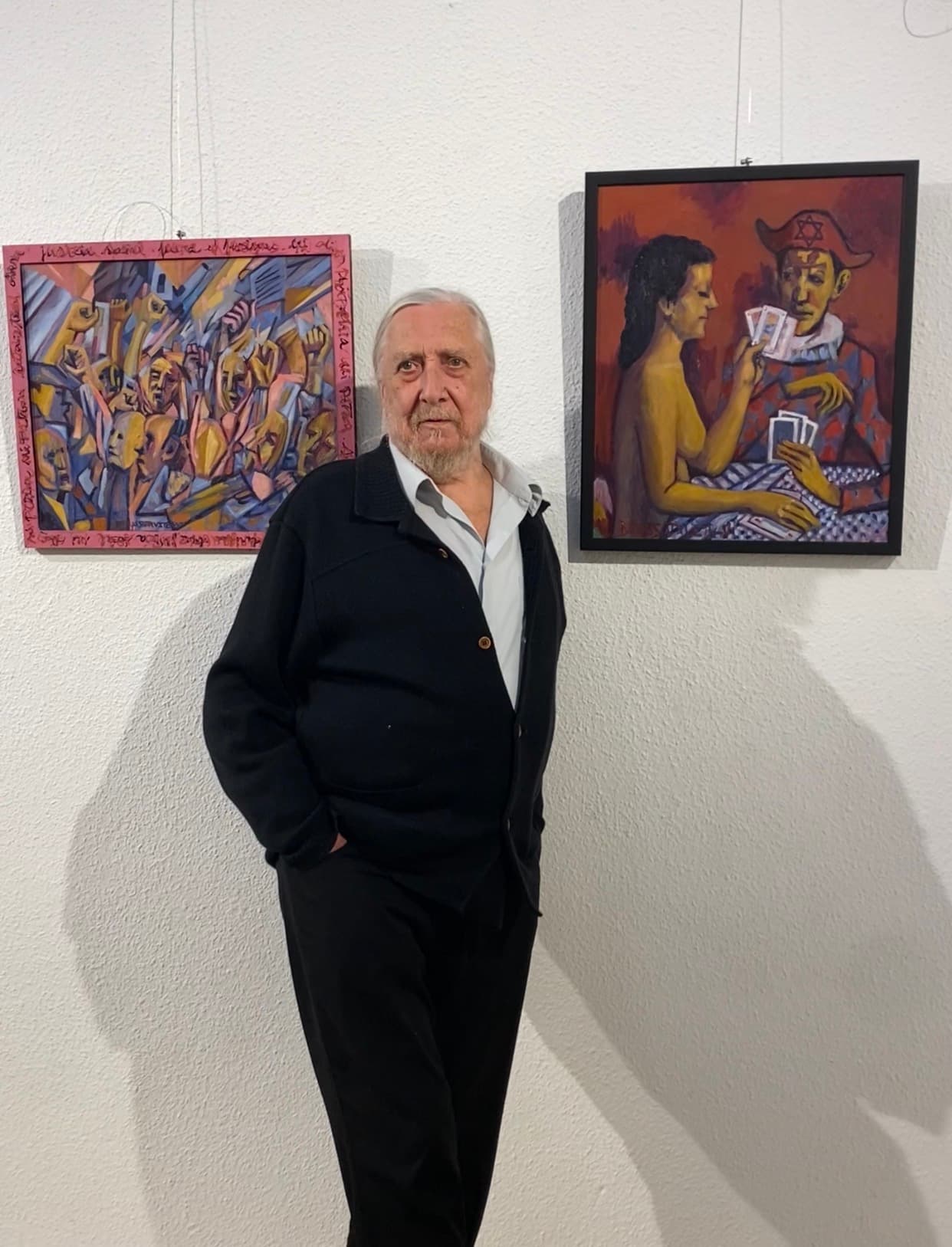 Borja Satrústegui en la galería